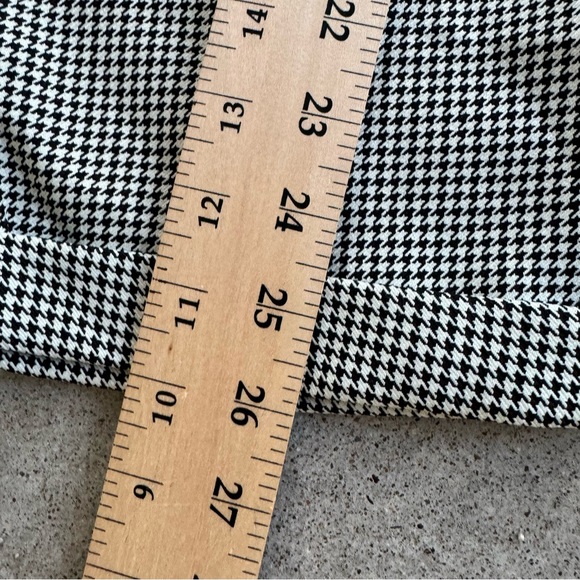 Topshop baggy houndstooth women’s “men’swear” pleated trousers SZ 8 pockets - Picture 12 of 16